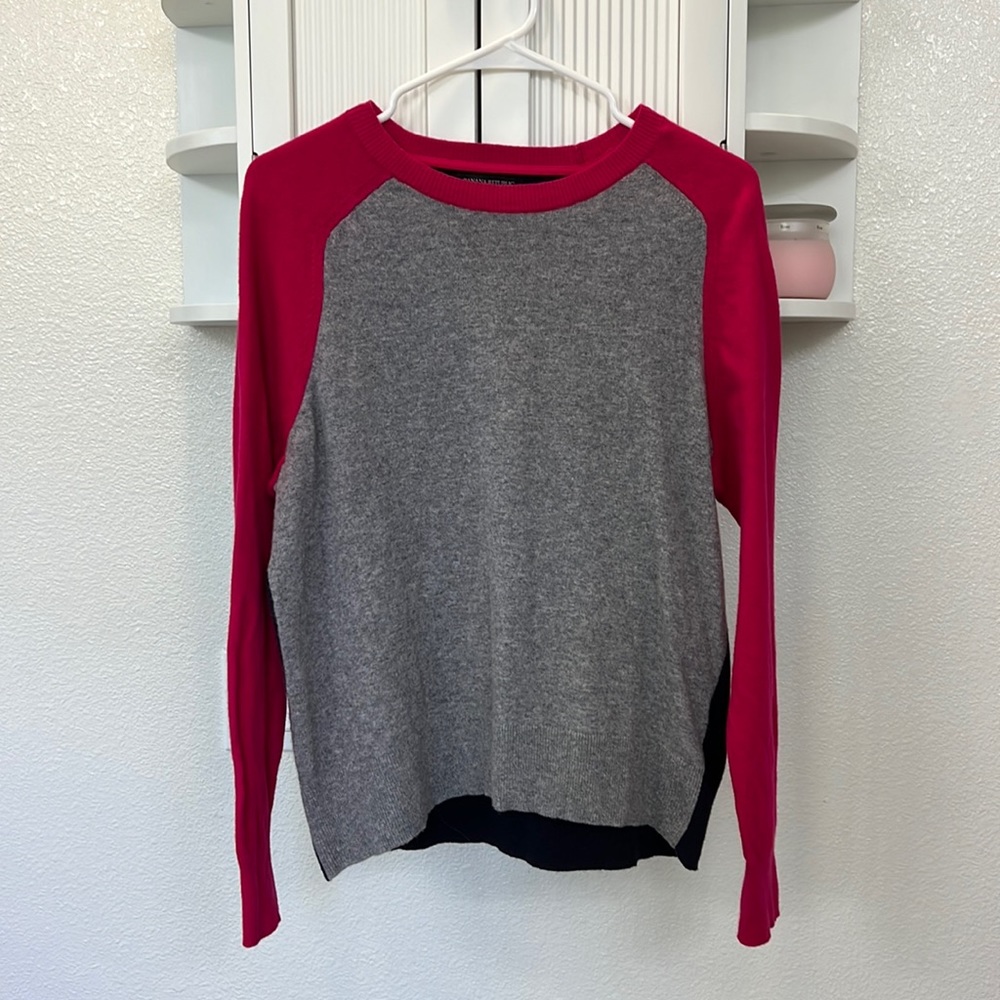 Banana Republic Merino Blend Color Block Sweater